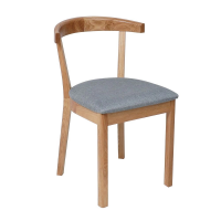 Стул БАРИ, серая рогожка/светлый дуб Стул БАРИ, серая рогожка/светлый дуб